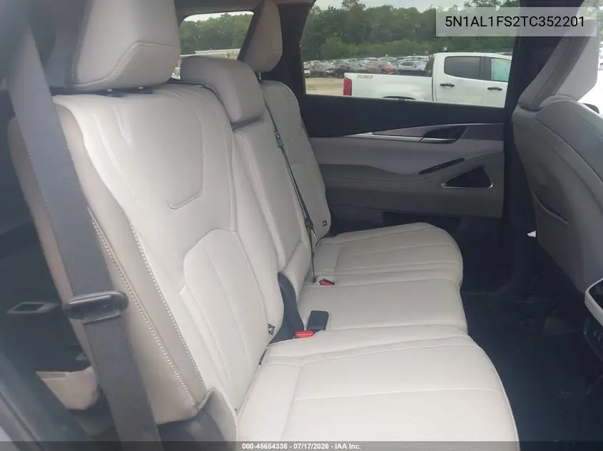 2026 Infiniti Qx60 Luxe Awd VIN: 5N1AL1FS2TC352201 Lot: 45654336