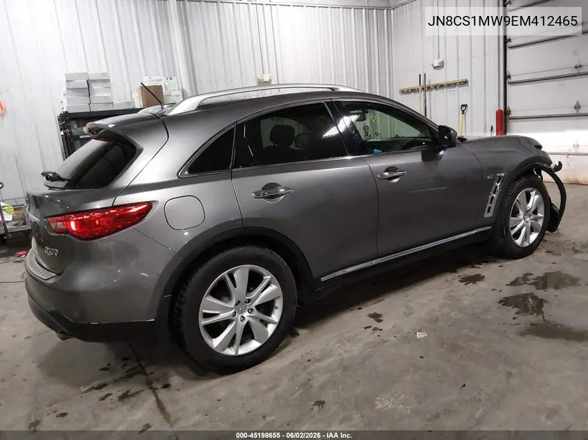 2014 Infiniti Qx70 VIN: JN8CS1MW9EM412465 Lot: 45198655