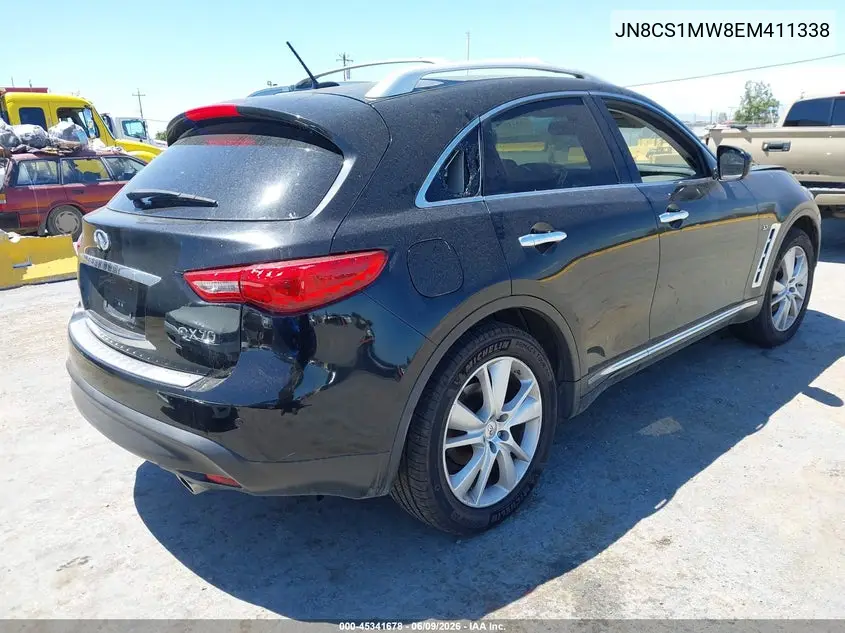 2014 Infiniti Qx70 VIN: JN8CS1MW8EM411338 Lot: 45341678