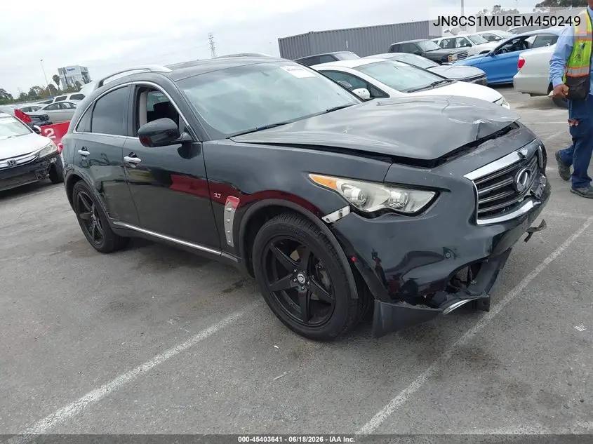 2014 Infiniti Qx70 VIN: JN8CS1MU8EM450249 Lot: 45403641