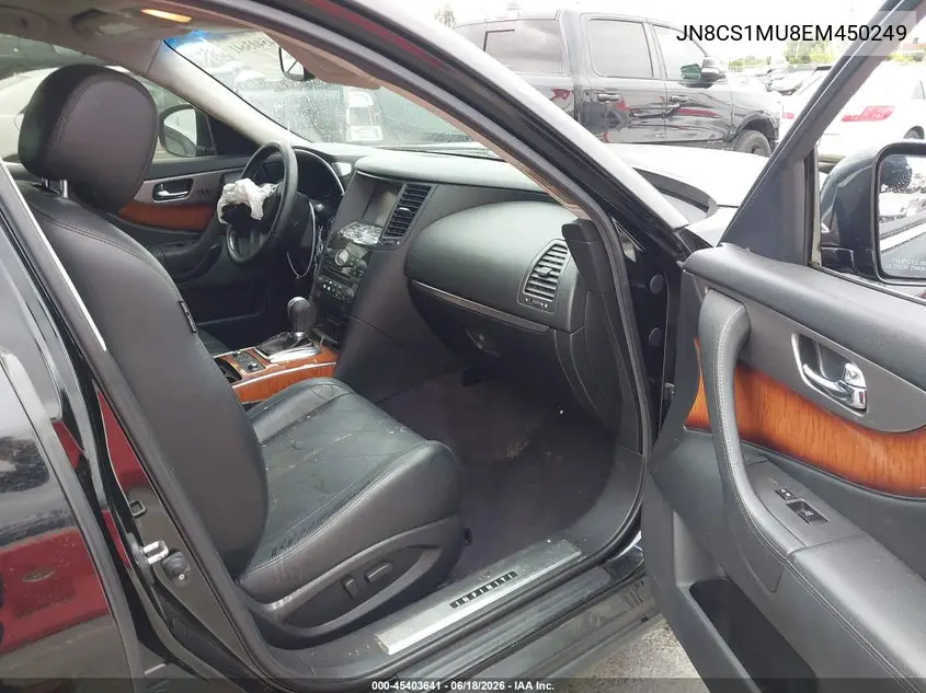 2014 Infiniti Qx70 VIN: JN8CS1MU8EM450249 Lot: 45403641