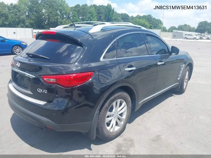 2014 Infiniti Qx70 VIN: JN8CS1MW5EM413631 Lot: 45514098