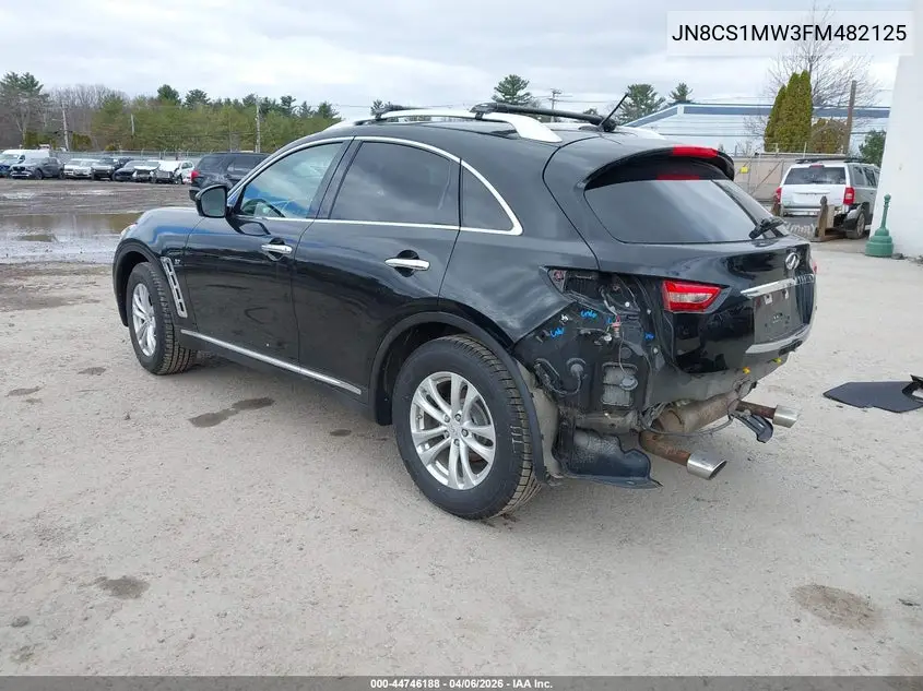 2015 Infiniti Qx70 VIN: JN8CS1MW3FM482125 Lot: 44746188