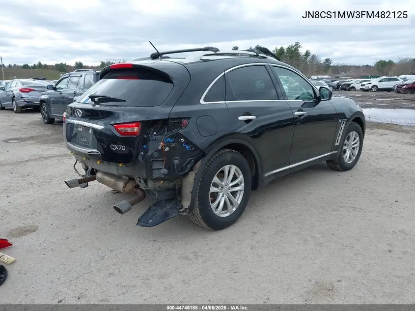 2015 Infiniti Qx70 VIN: JN8CS1MW3FM482125 Lot: 44746188