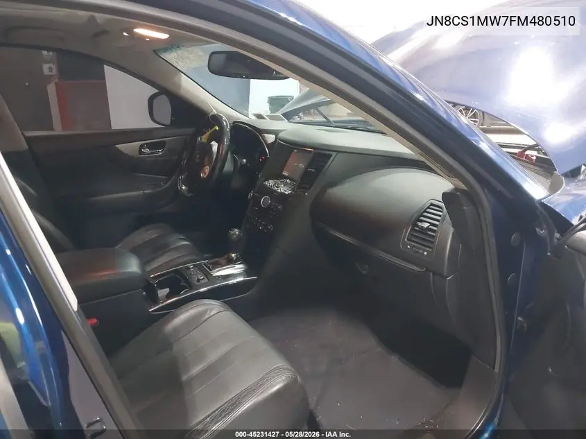2015 Infiniti Qx70 VIN: JN8CS1MW7FM480510 Lot: 45231427