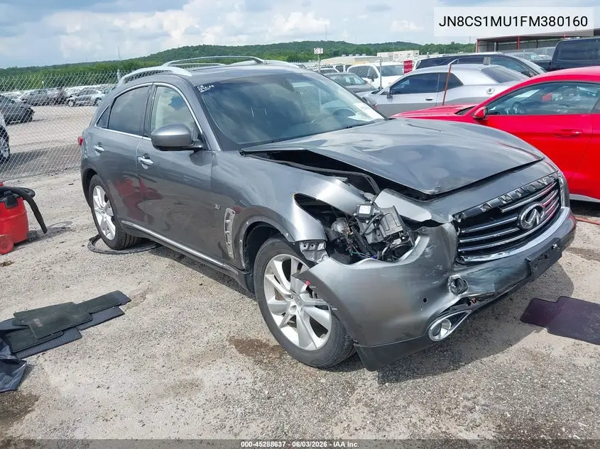 2015 Infiniti Qx70 VIN: JN8CS1MU1FM380160 Lot: 45288637