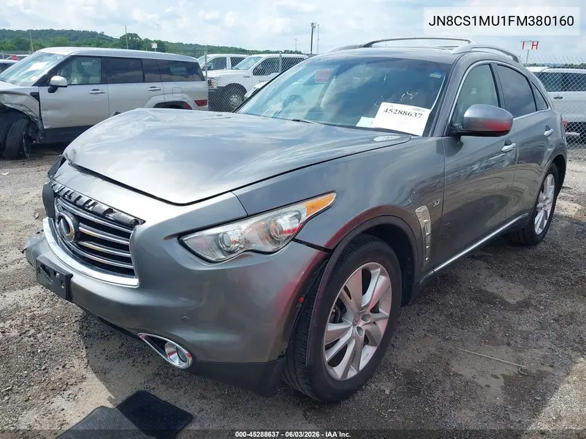 2015 Infiniti Qx70 VIN: JN8CS1MU1FM380160 Lot: 45288637