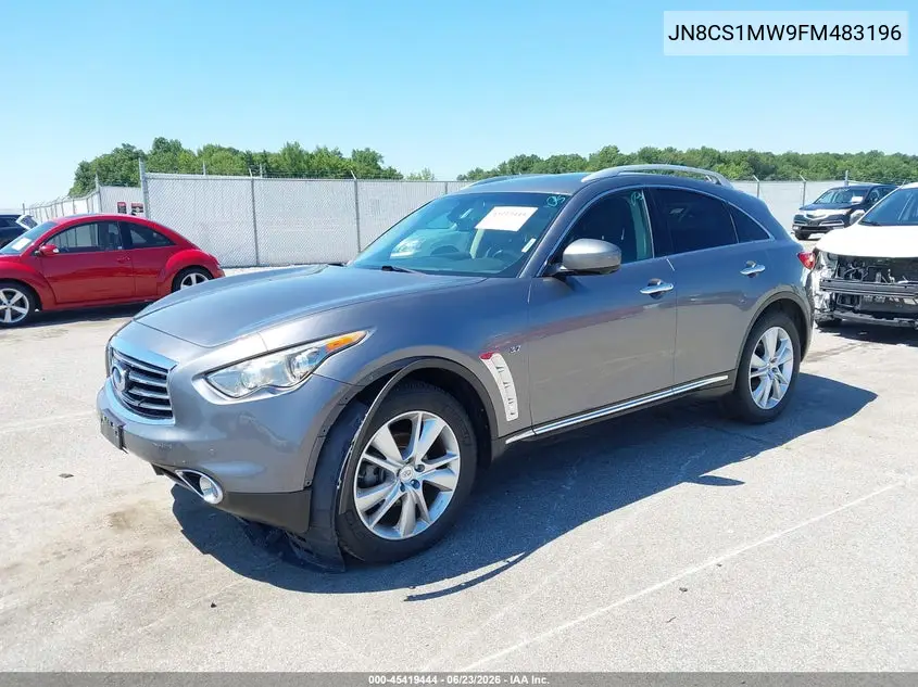 2015 Infiniti Qx70 VIN: JN8CS1MW9FM483196 Lot: 45419444