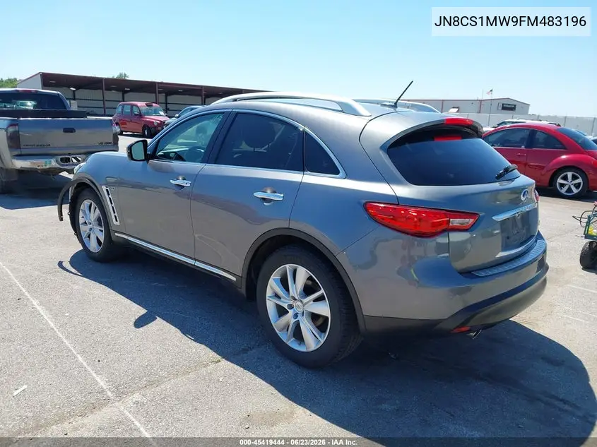 2015 Infiniti Qx70 VIN: JN8CS1MW9FM483196 Lot: 45419444