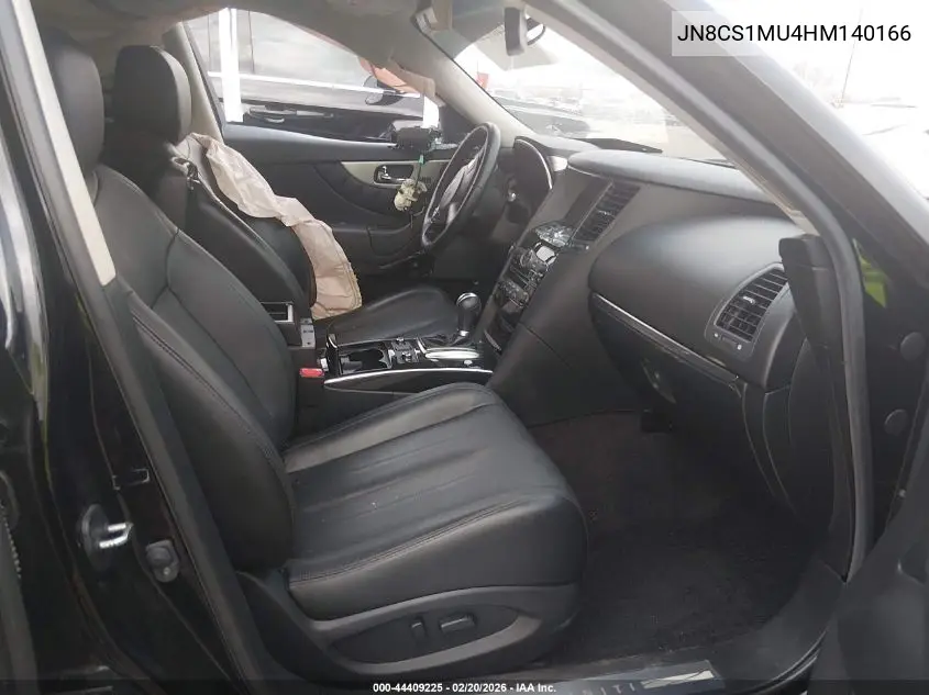 2017 Infiniti Qx70 VIN: JN8CS1MU4HM140166 Lot: 44409225