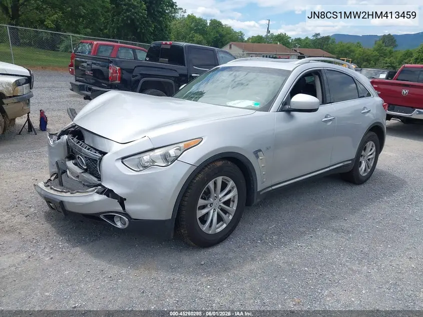 2017 Infiniti Qx70 VIN: JN8CS1MW2HM413459 Lot: 45260298
