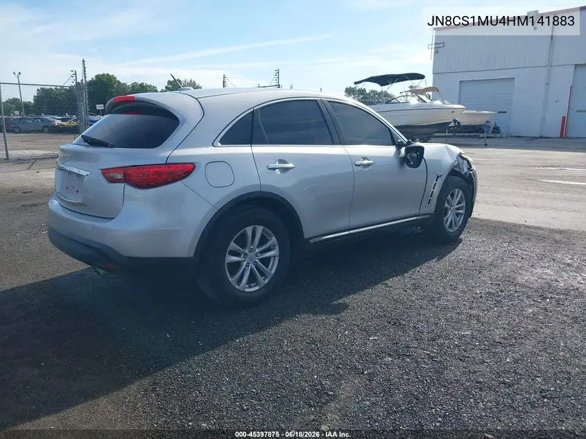 2017 Infiniti Qx70 VIN: JN8CS1MU4HM141883 Lot: 45397875