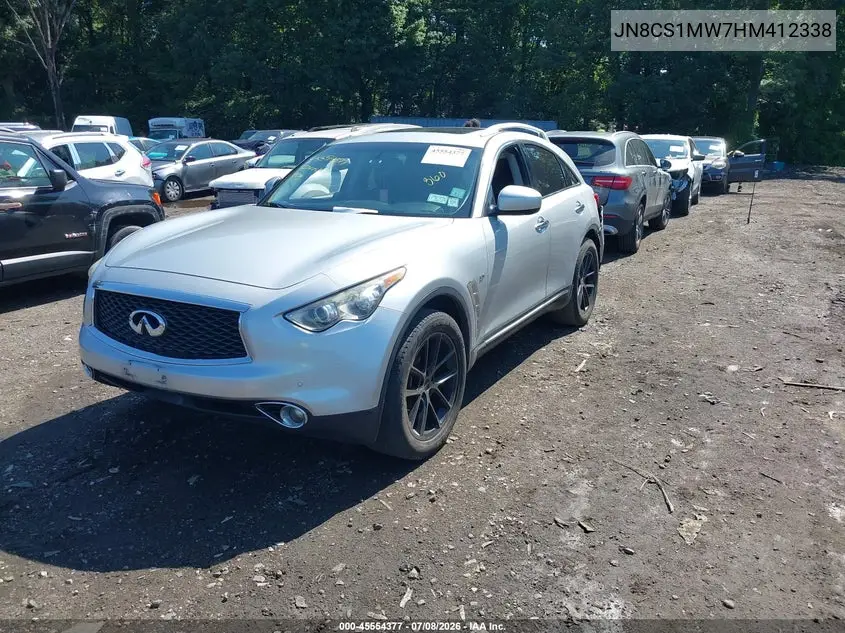 2017 Infiniti Qx70 VIN: JN8CS1MW7HM412338 Lot: 45554377