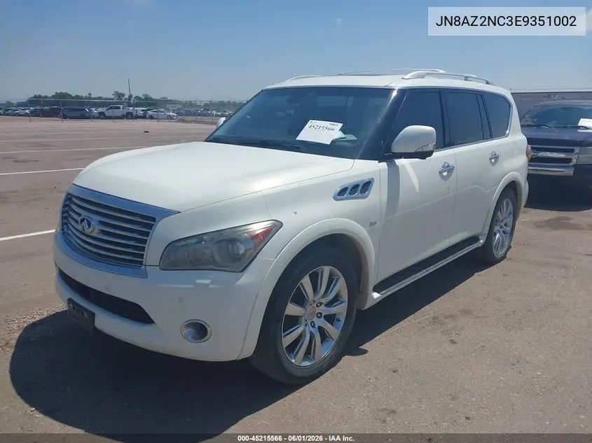 2014 Infiniti Qx80 VIN: JN8AZ2NC3E9351002 Lot: 45215566