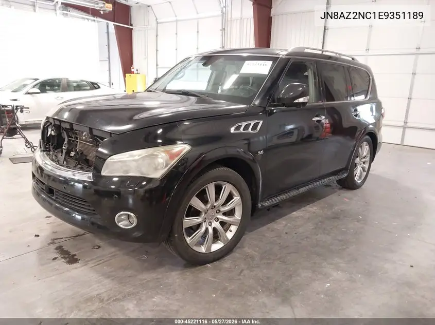 2014 Infiniti Qx80 VIN: JN8AZ2NC1E9351189 Lot: 45221116
