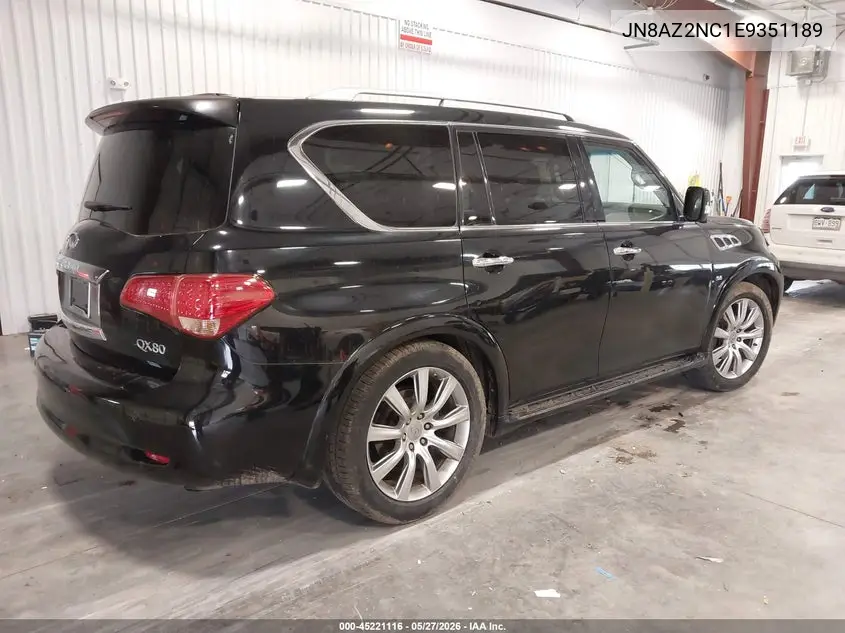 2014 Infiniti Qx80 VIN: JN8AZ2NC1E9351189 Lot: 45221116