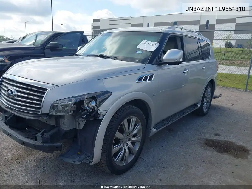 2014 Infiniti Qx80 VIN: JN8AZ2NF1E9551810 Lot: 45267053