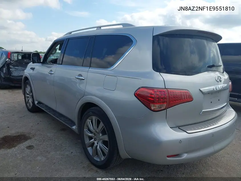 2014 Infiniti Qx80 VIN: JN8AZ2NF1E9551810 Lot: 45267053
