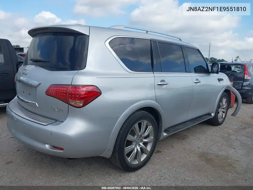2014 Infiniti Qx80 VIN: JN8AZ2NF1E9551810 Lot: 45267053