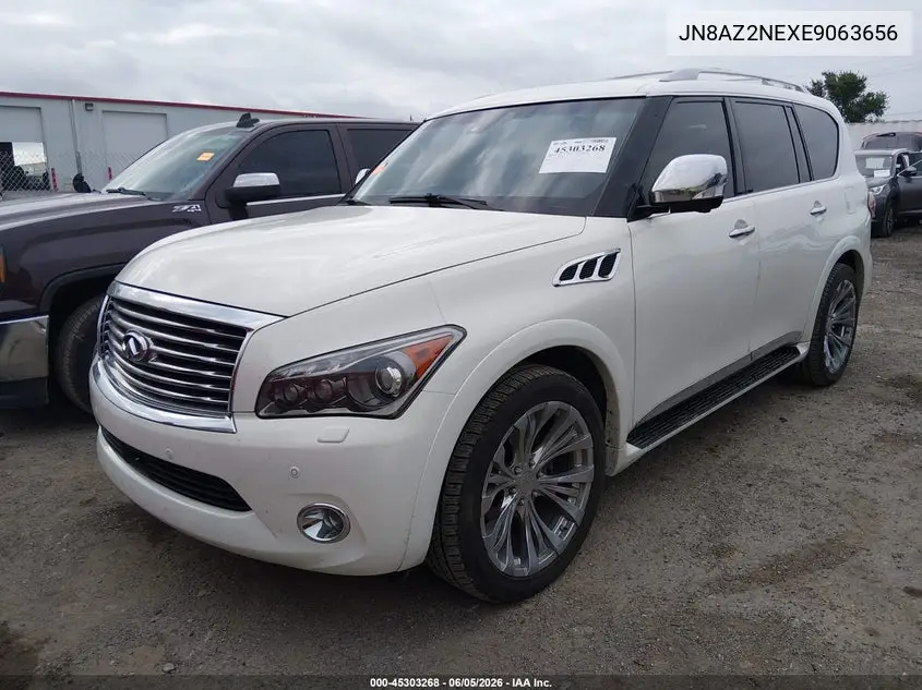 2014 Infiniti Qx80 VIN: JN8AZ2NEXE9063656 Lot: 45303268