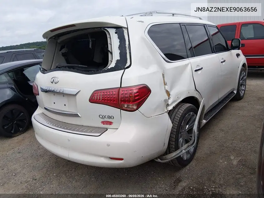 2014 Infiniti Qx80 VIN: JN8AZ2NEXE9063656 Lot: 45303268