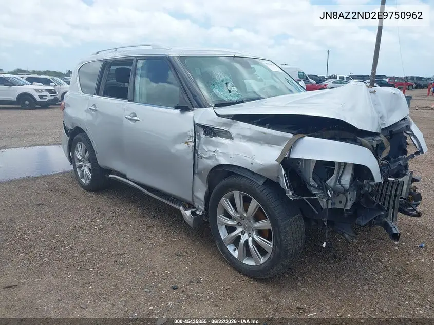2014 Infiniti Qx80 VIN: JN8AZ2ND2E9750962 Lot: 45435855