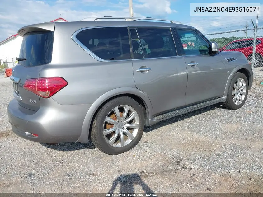 2014 Infiniti Qx80 VIN: JN8AZ2NC4E9351607 Lot: 45484141