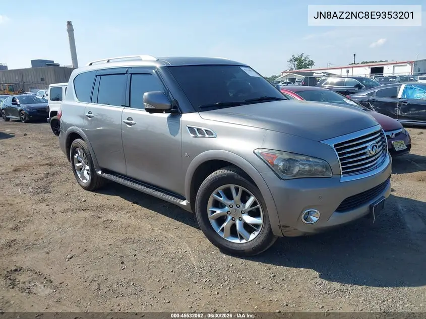2014 Infiniti Qx80 VIN: JN8AZ2NC8E9353201 Lot: 45532062
