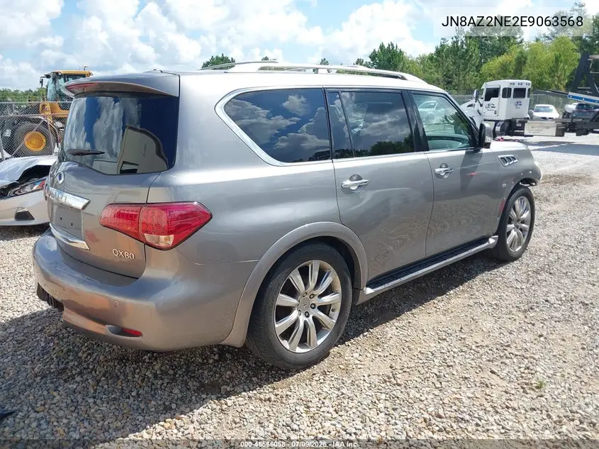 2014 Infiniti Qx80 VIN: JN8AZ2NE2E9063568 Lot: 45566058