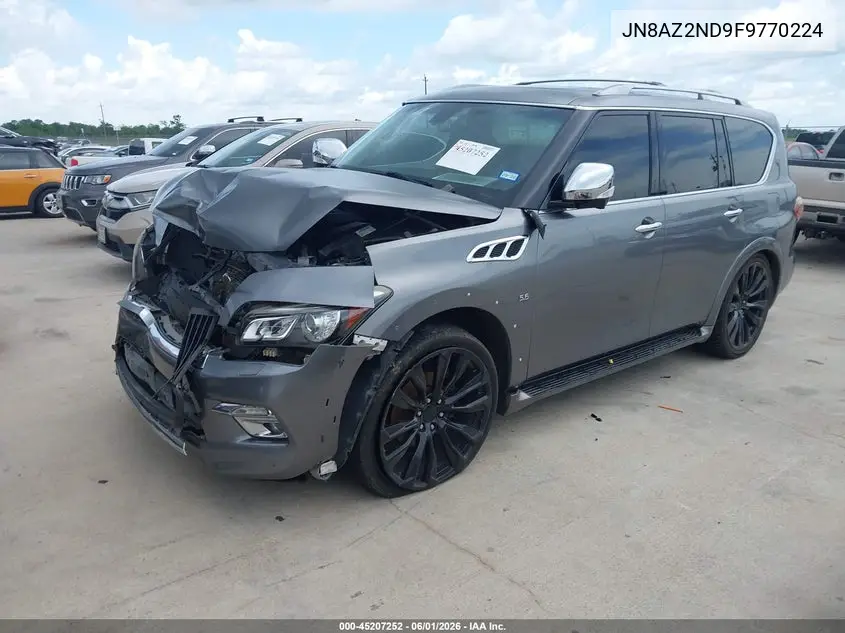 2015 Infiniti Qx80 VIN: JN8AZ2ND9F9770224 Lot: 45207252