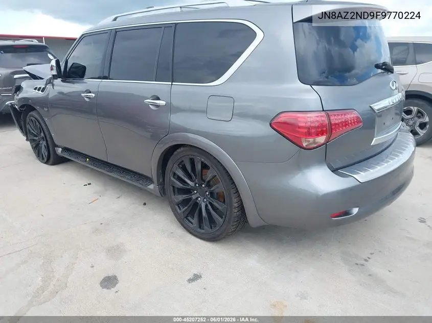 2015 Infiniti Qx80 VIN: JN8AZ2ND9F9770224 Lot: 45207252