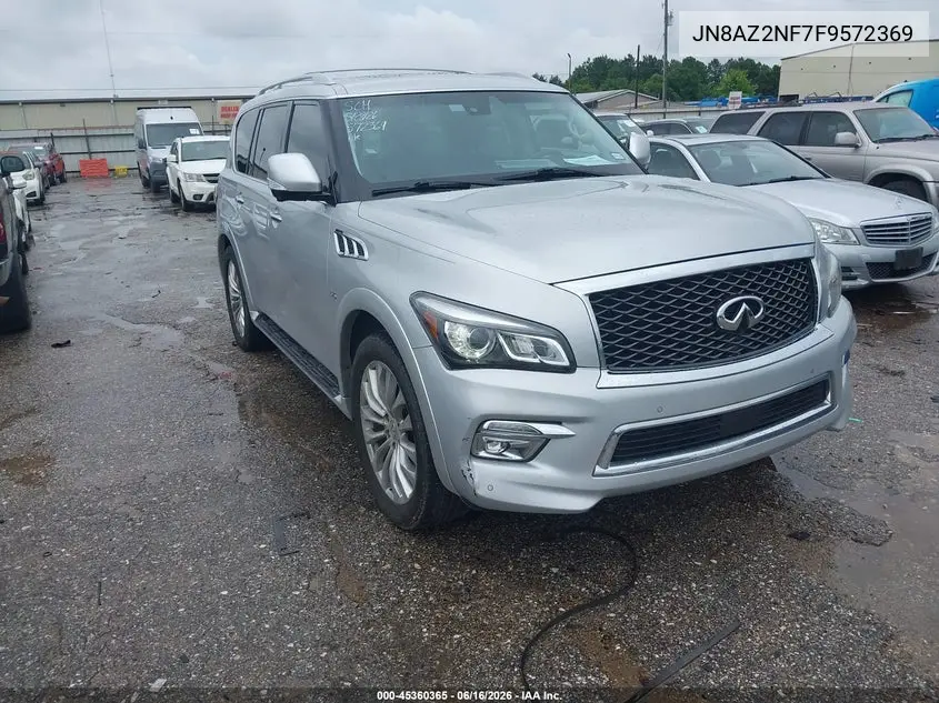 2015 Infiniti Qx80 VIN: JN8AZ2NF7F9572369 Lot: 45360365