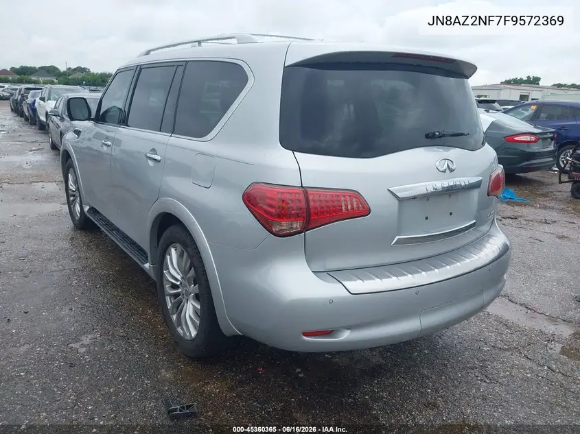 2015 Infiniti Qx80 VIN: JN8AZ2NF7F9572369 Lot: 45360365