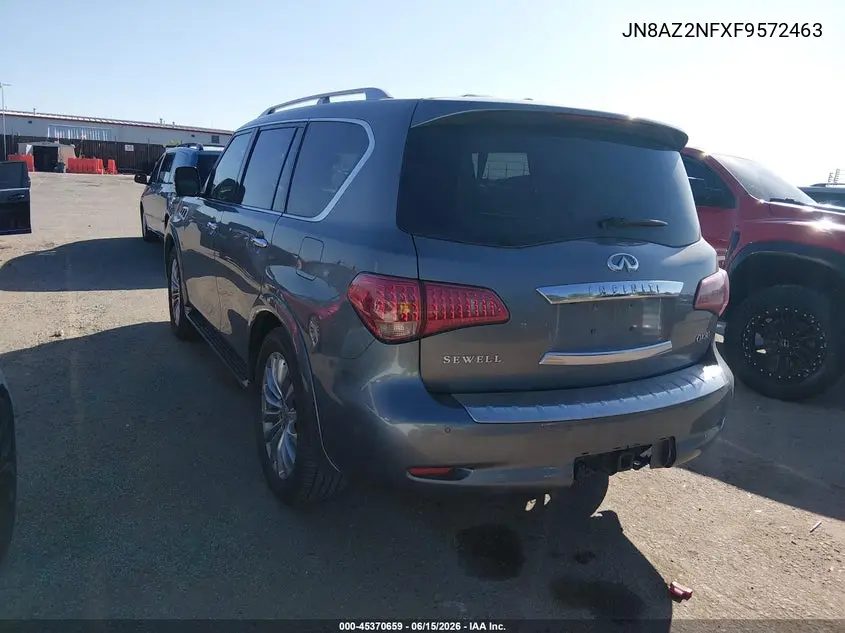 2015 Infiniti Qx80 VIN: JN8AZ2NFXF9572463 Lot: 45370659