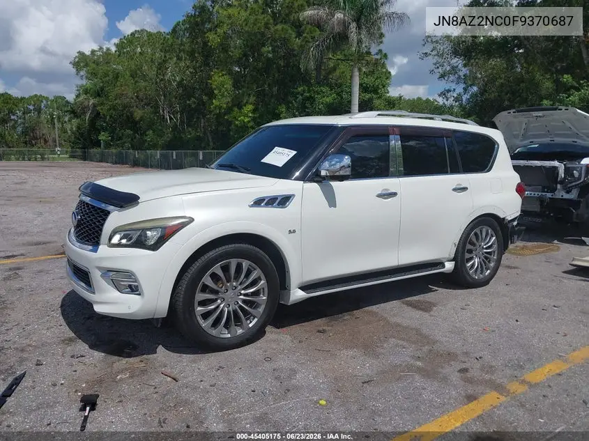 2015 Infiniti Qx80 Limited VIN: JN8AZ2NC0F9370687 Lot: 45405175