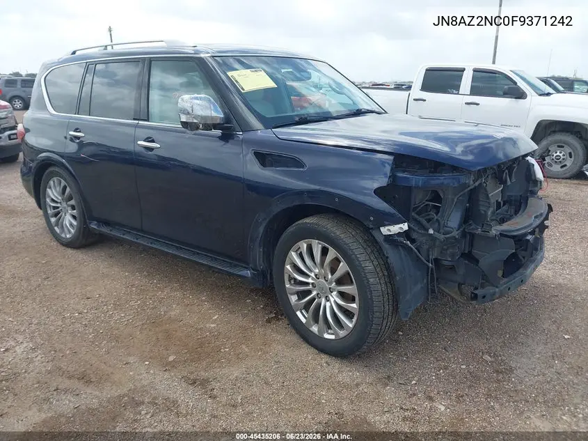 2015 Infiniti Qx80 VIN: JN8AZ2NC0F9371242 Lot: 45435206