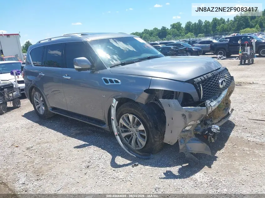 2015 Infiniti Qx80 VIN: JN8AZ2NE2F9083417 Lot: 45444885