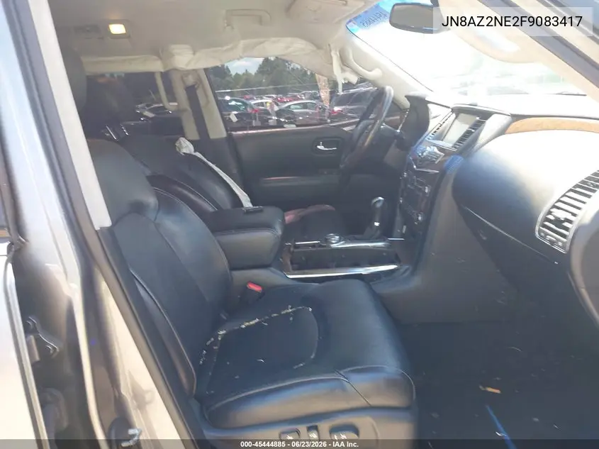2015 Infiniti Qx80 VIN: JN8AZ2NE2F9083417 Lot: 45444885