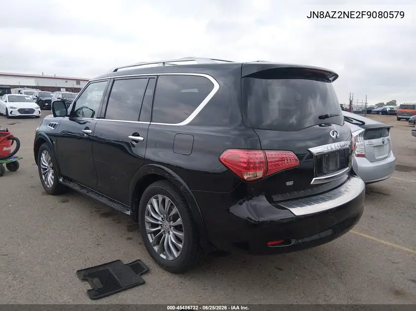 2015 Infiniti Qx80 VIN: JN8AZ2NE2F9080579 Lot: 45486732