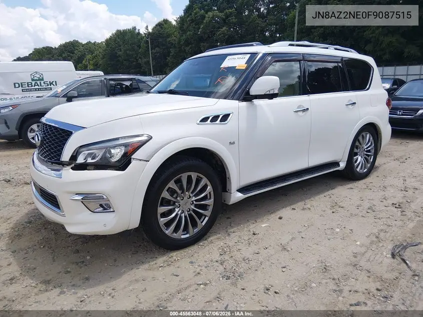 2015 Infiniti Qx80 VIN: JN8AZ2NE0F9087515 Lot: 45563048