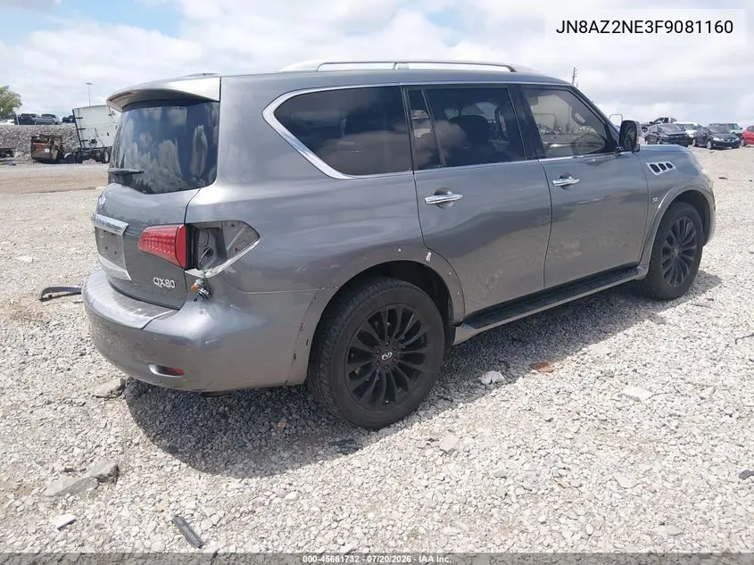 2015 Infiniti Qx80 VIN: JN8AZ2NE3F9081160 Lot: 45661732