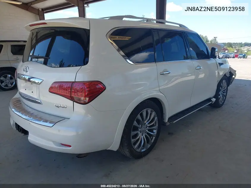 2016 Infiniti Qx80 Limited VIN: JN8AZ2NE5G9123958 Lot: 45224213