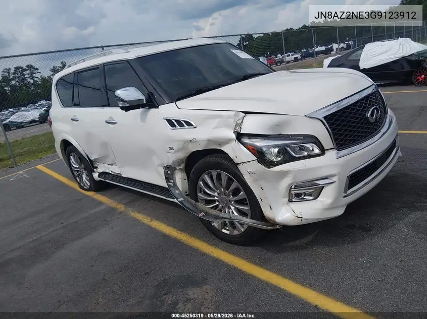 2016 Infiniti Qx80 VIN: JN8AZ2NE3G9123912 Lot: 45250319