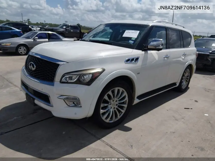 2016 Infiniti Qx80 VIN: JN8AZ2NF7G9614136 Lot: 45475510