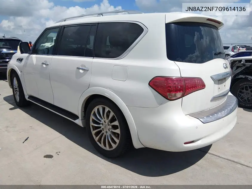 2016 Infiniti Qx80 VIN: JN8AZ2NF7G9614136 Lot: 45475510