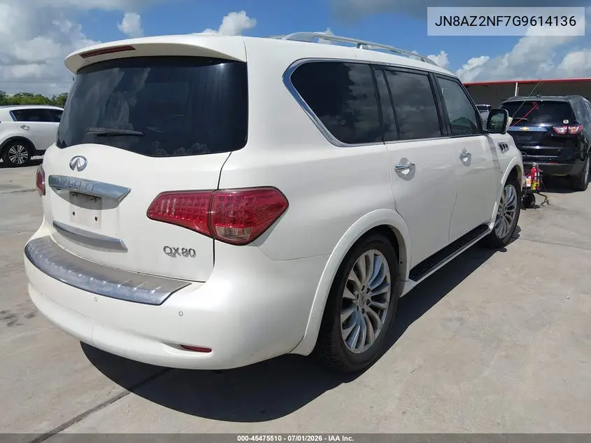 2016 Infiniti Qx80 VIN: JN8AZ2NF7G9614136 Lot: 45475510