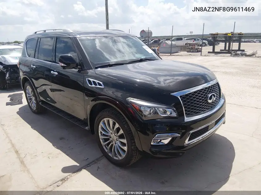 2016 Infiniti Qx80 VIN: JN8AZ2NF8G9611469 Lot: 45525692