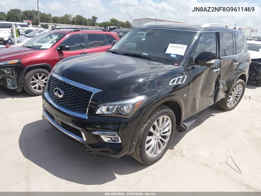 2016 Infiniti Qx80 VIN: JN8AZ2NF8G9611469 Lot: 45525692