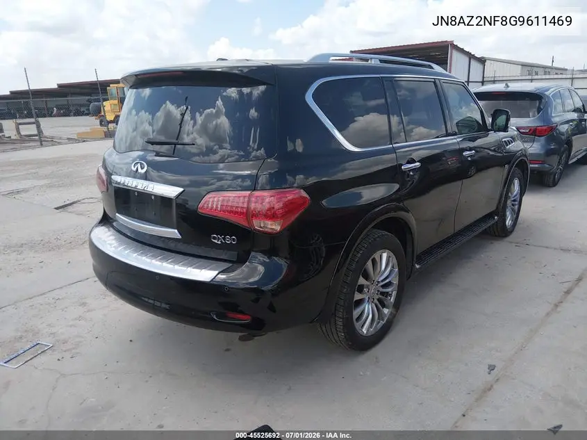 2016 Infiniti Qx80 VIN: JN8AZ2NF8G9611469 Lot: 45525692
