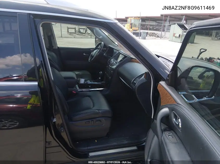 2016 Infiniti Qx80 VIN: JN8AZ2NF8G9611469 Lot: 45525692